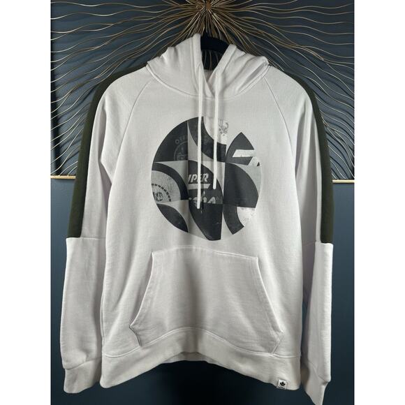 CCM Senior Pullover Men’s Size Small Hoodie F6838 White & Green - Picture 1 of 9